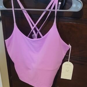 NWT Logilates Lavender Strappy Tank
